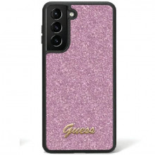 Original Husa GUESS - hardcase Glitter Script GUHCS24LHGGSHU pentru Samsung Galaxy S24 Ultra Purple