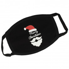 Reusable protective face mask - negru Santa