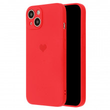 Vennus Silicone Heart Husa pentru Xiaomi Rosumi 10 design 1 rosu