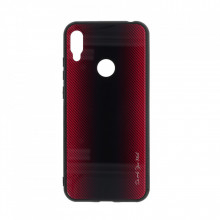 Husa pentru Huawei Y6 (2019) - Husa Pro Shield Glass Rosu cu Efect Gradient