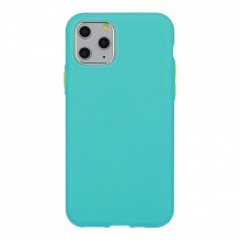Solid Silicone Husa pentru Iphone 12 Mini green