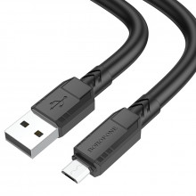Cablu Borofone BX81 Goodway - USB to Micro USB - 2,4A 1 metre Negru