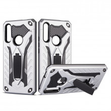 Husa Huawei P40 LITE E | Y7p - Military Defender Antisoc cu Suport Wide - Silver