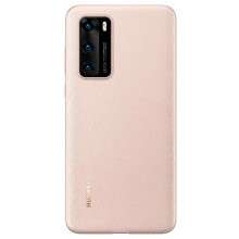 Husa Originala pentru Huawei P40 - PU Protective Cover (51993713) Roz