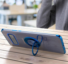 husa silicon albastru inel samsung s10e