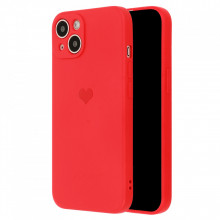 Vennus Silicone Heart Husa pentru Samsung Galaxy S9 design 1 rosu