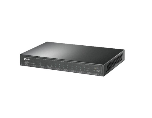 Коммутатор TP-LINK TL-SG1210P Gigabit/10x RJ45/10/100/1000 Мбит/с/1xSFP/8xPoE+/настольный компьютер
