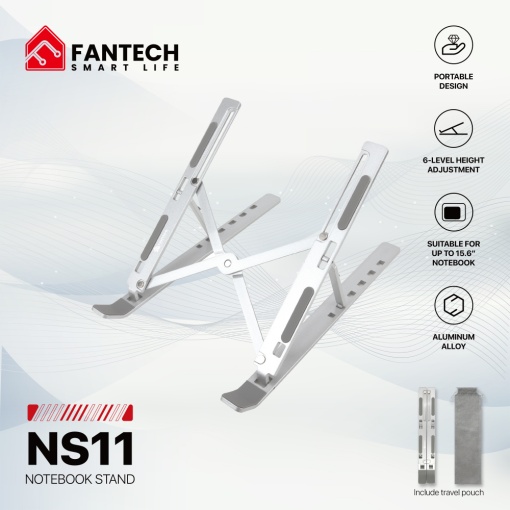 Подставка для ноутбука Fantech NS11 серебристая