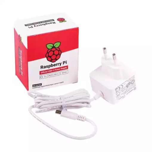 Струйный адаптер для RaspberryPi USB Type-C 3000mA 5.1VDC 1.5м, белый