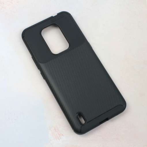 Чехол Defender Carbon для Motorola Moto E7 2020, черный
