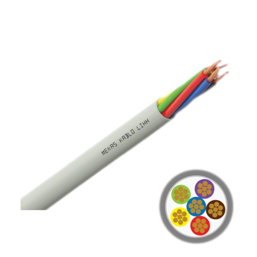 Kabl LIHH 6 x 0,22 mm2 HFFR signalni