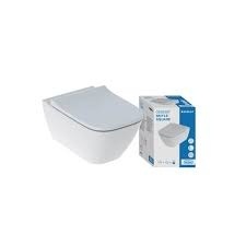 konzolna WC solja RIM-FREE +daska SmyleSquare