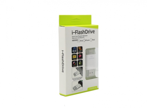 Двойной картридер i-FlashDrive для iDevices и Mac/ПК