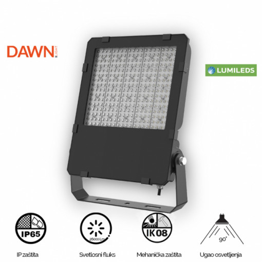 Светодиодный отражатель DAWN BR-FL200W-03Q 4000K 26000лм 90° IP65