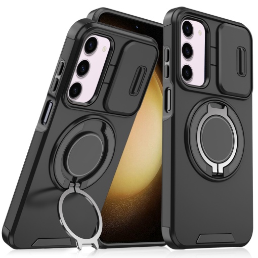 Чехол-подставка CamShield Ring для Samsung S911B Galaxy S23, черный