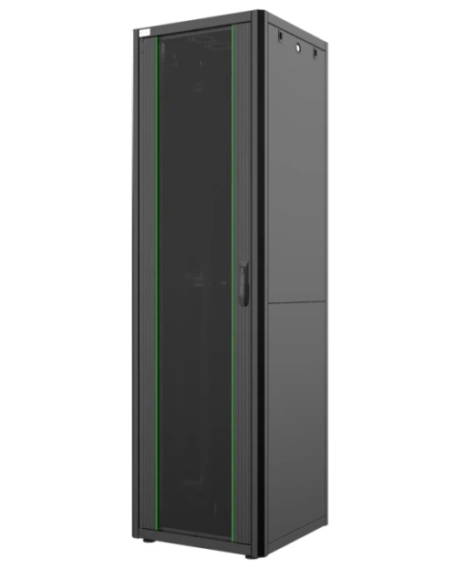 Шкаф-стойка 42U/19 Mirsan GTN42U66DE 600x600x2053 мм, черный