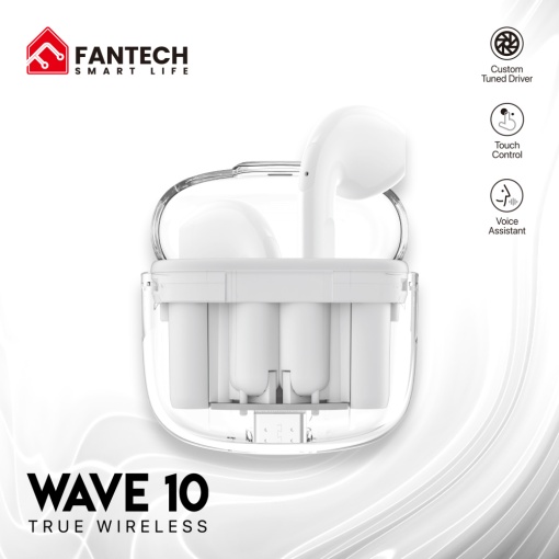 Bluetooth-наушники Fantech Wave 10 белые