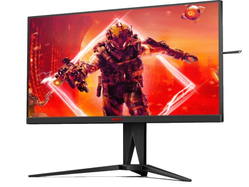 Monitor AOC AGON AG275QXN/EU 27"/VA/2560x1440/165Hz/1ms GtG/HDMIx2,DPx2,USB/freesync/pivot,visina