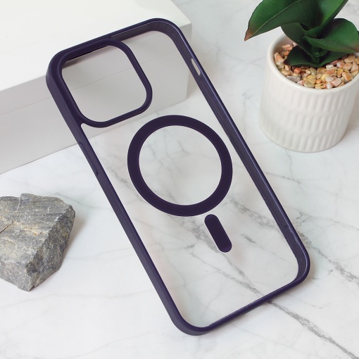 Torbica Magsafe Frame Color za iPhone 15 Pro Max 6.7 ljubicasta