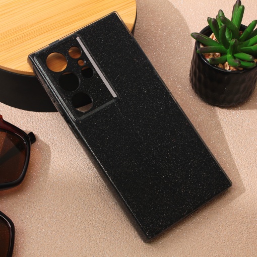Torbica Sparkle Dust za Samsung S928B Galaxy S24 Ultra crna