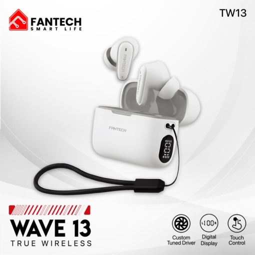 Bluetooth-наушники Fantech Wave 13 белые