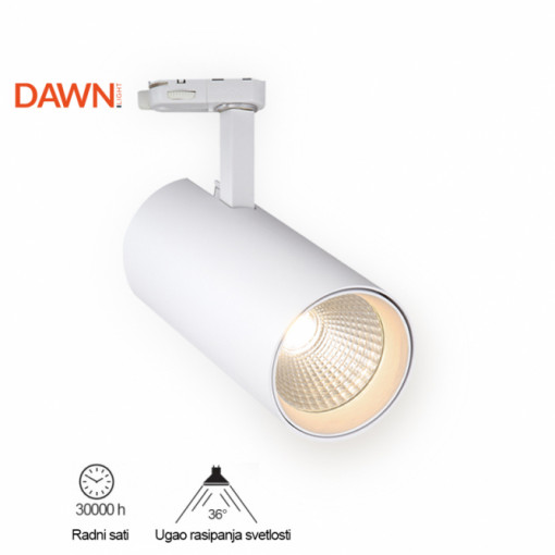 LED REF SINSKI JM-4070 30W 4000K 36° BELI TROFAZNI