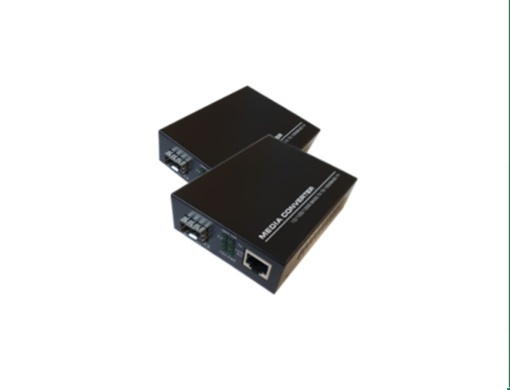 Par Media Konvertera Single fiber (1 vlakno) 10/100/1000 Mbps, SM, LC, 20 km.