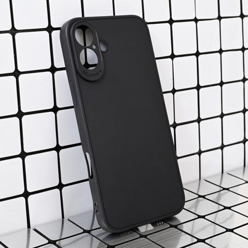 Torbica 3D Camera za iPhone 16 Plus 6.7 crna