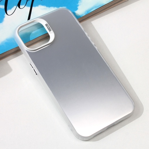 Torbica Clear za iPhone 14 6.1/13 6.1 srebrna