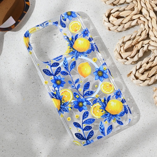 Torbica Print Magsafe za iPhone 13 Pro 6.1 Mediteran Lemon