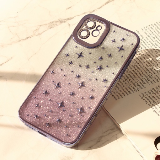 Torbica Shiny Frame za iPhone 11 6.1 ljubicasta