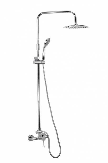 Смеситель для душевой кабины MINOTTI TUBO с комплектом стояка для душа