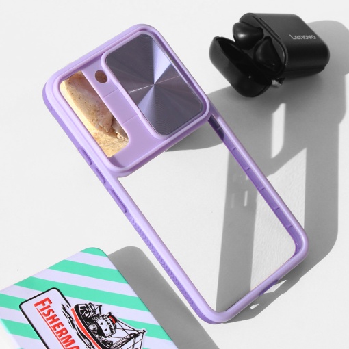 Чехол CamShield для Samsung S901B Galaxy S22 фиолетовый