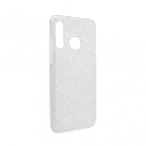 Чехол Crystal Dust для Huawei P30 Lite, серебристый