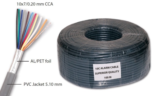 Alarmni kabl 10C CCA 10x0.20