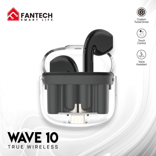 Bluetooth-наушники Fantech Wave 10 черные