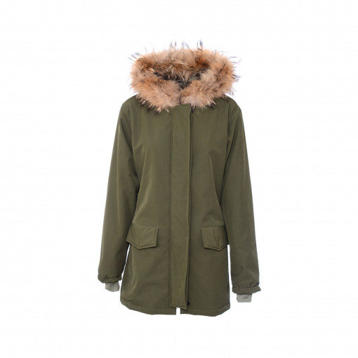 JAKNA SOFTSHELL SA KRZNOM ZENSKA ZELENA - (1067)