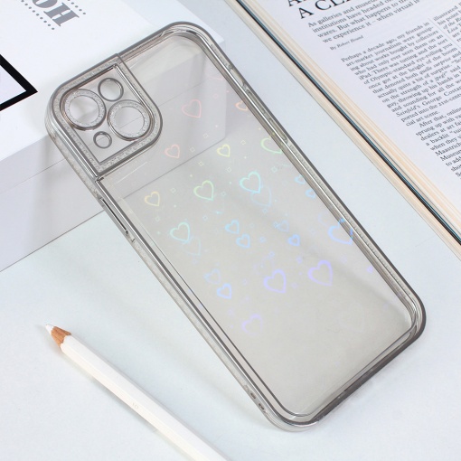 Torbica Heart IMD za iPhone 14 Plus 6.7 srebrna