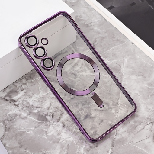 Torbica Magsafe Lux za Samsung S721B Galaxy S24 FE ljubicasta