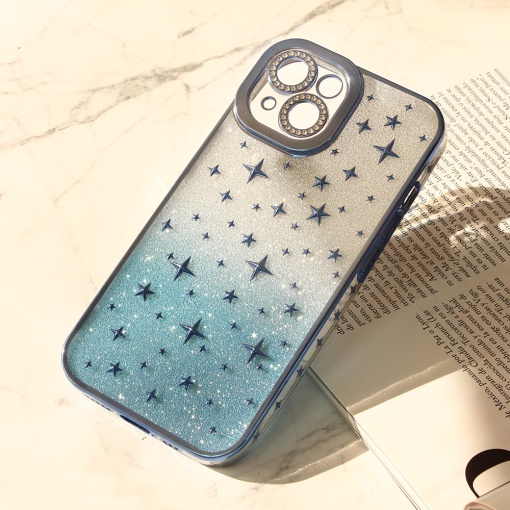 Torbica Shiny Frame za iPhone 14 6.1 plava