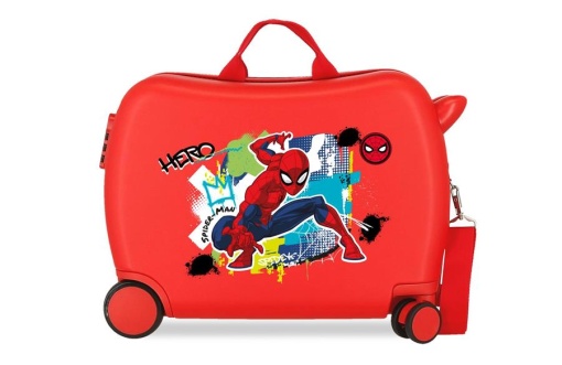 Детский чемодан SPIDERMAN ABS - красный