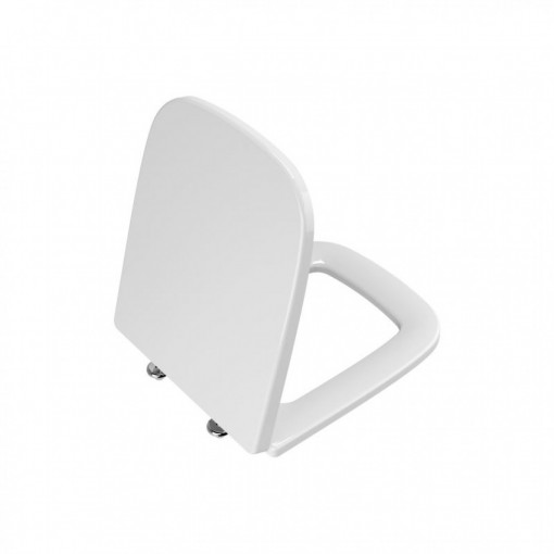 Сиденье для унитаза VITRA S20 нувопласт с мягким закрытием и пластиковыми петлями