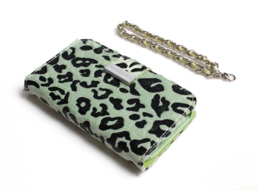 Чехол KLD Leopard для iPhone 4, зеленый