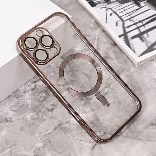 Чехол Magsafe Lux для iPhone 16 Pro Max 6.9 серый