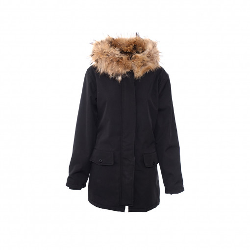 JAKNA SOFTSHELL SA KRZNOM ZENSKA CRNA - (1066)