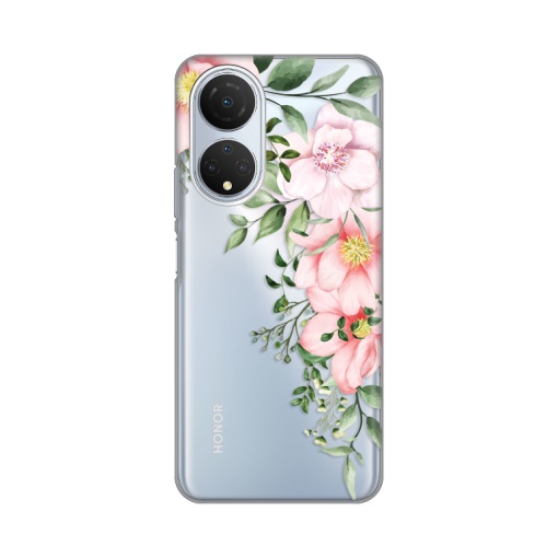 Torbica Silikonska Print Skin za Honor X7 Gentle Rose Pattern