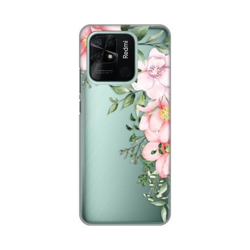 Torbica Silikonska Print Skin za Xiaomi Redmi 10C Gentle Rose Pattern