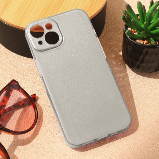 Torbica Sparkle Dust za iPhone 15 6.1 srebrna