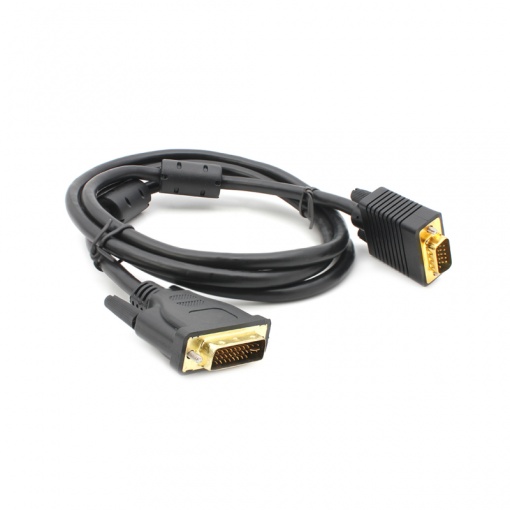 Кабель DVI 24+5 - VGA 1,5 м черный JWD-DVI2