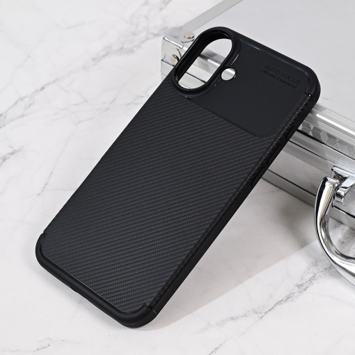 Чехол Defender Carbon для iPhone 16 Plus 6.7, черный